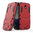 Slim Armour Tough Shockproof Case & Stand for Nokia 1 - Red